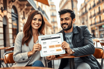 Imagen de una persona revisando documentos financieros para solicitar un crédito personal.