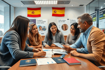 Persona revisando documentos para obtener crédito con ITIN o pasaporte