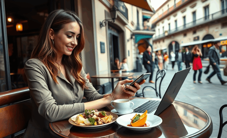 Imagen que representa la rapidez y facilidad de acceder al dinero mediante unos pocos clics en un dispositivo digital.