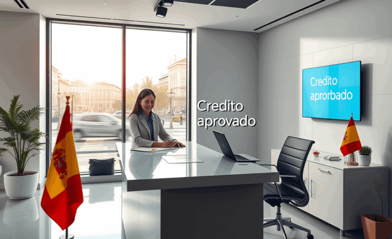 Una imagen representativa de un cliente aprobando un crédito simple con un proceso simplificado.