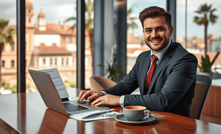 Documentos aseguradores firmados electrónicamente en una pantalla digital.