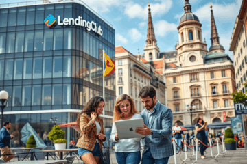 Una interfaz de LendingClub mostrando opciones de crédito disponibles.