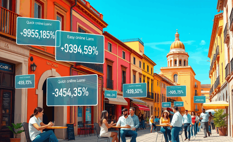 Imagen de una persona utilizando el servicio de préstamos rápidos de NetCredit en su ordenador.