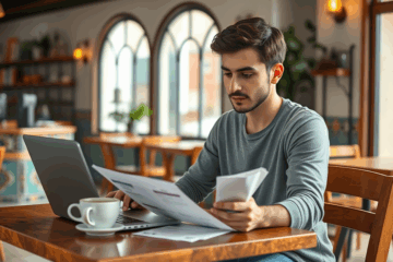 Imagen que representa el concepto de crédito simple y sin aval, mostrando documentos de préstamo sin necesidad de avalista.